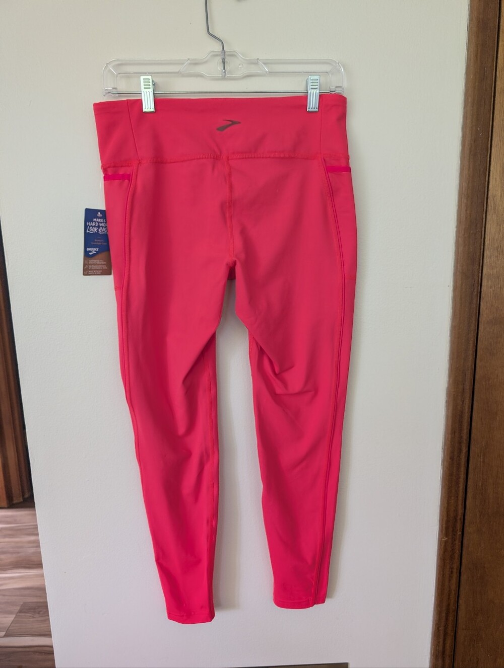 Brooks Women's Greenlight Tights - Hot Pink - Size M - NWT - Picture 8 of 9